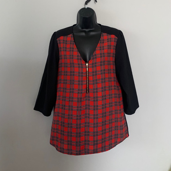 Express Tops - Express Plaid Shirt